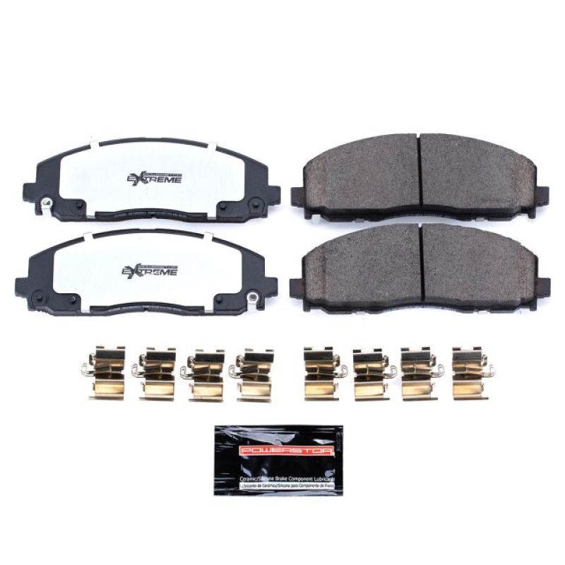 Power Stop 17-19 Chrysler Pacifica Front Z36 Truck & Tow Brake Pads w/Hardware-PowerStop-PSBZ36-1589