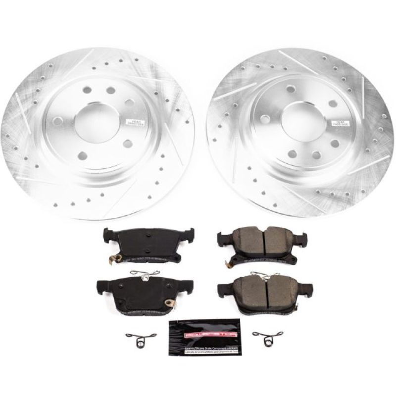 Power Stop 17-19 Chrysler Pacifica Rear Z23 Evolution Sport Brake Kit-PowerStop-PSBK7845