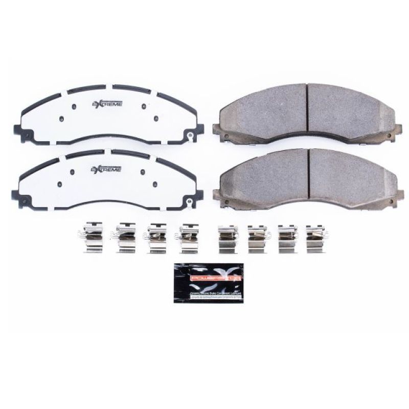 Power Stop 17-19 Ford F-450 Super Duty Front Z36 Truck & Tow Brake Pads w/Hardware-PowerStop-PSBZ36-2018