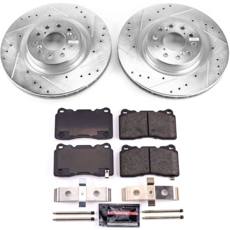 Power Stop 17-19 Honda Civic Front Z23 Evolution Sport Brake Kit-PowerStop-PSBK7869