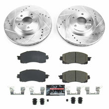 Load image into Gallery viewer, PowerStop K7891 Z23 Evolution Sport 1-Click Brake Kit (drilled/slotted rotors + Z23 pads)