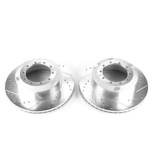 Load image into Gallery viewer, PowerStop Power Stop 17-22 Ford F-550 Super Duty Rear Drilled &amp; Slotted Rotor - Pair