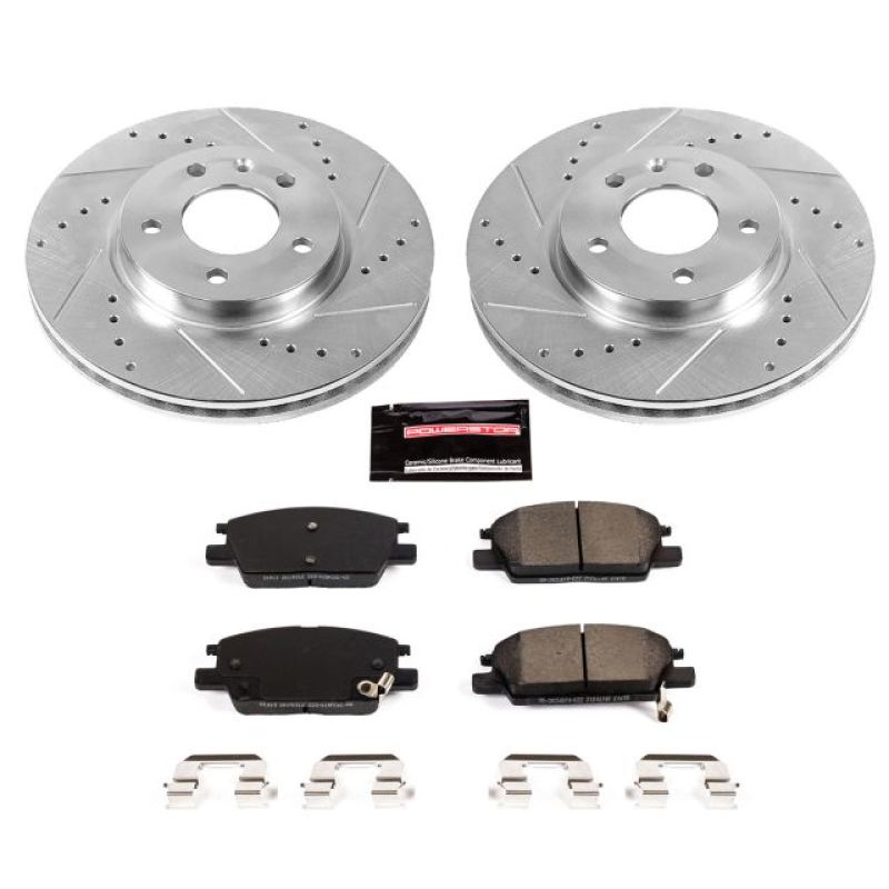 Power Stop 18-19 Buick LaCrosse Front Z23 Evolution Sport Brake Kit-PowerStop-PSBK7400
