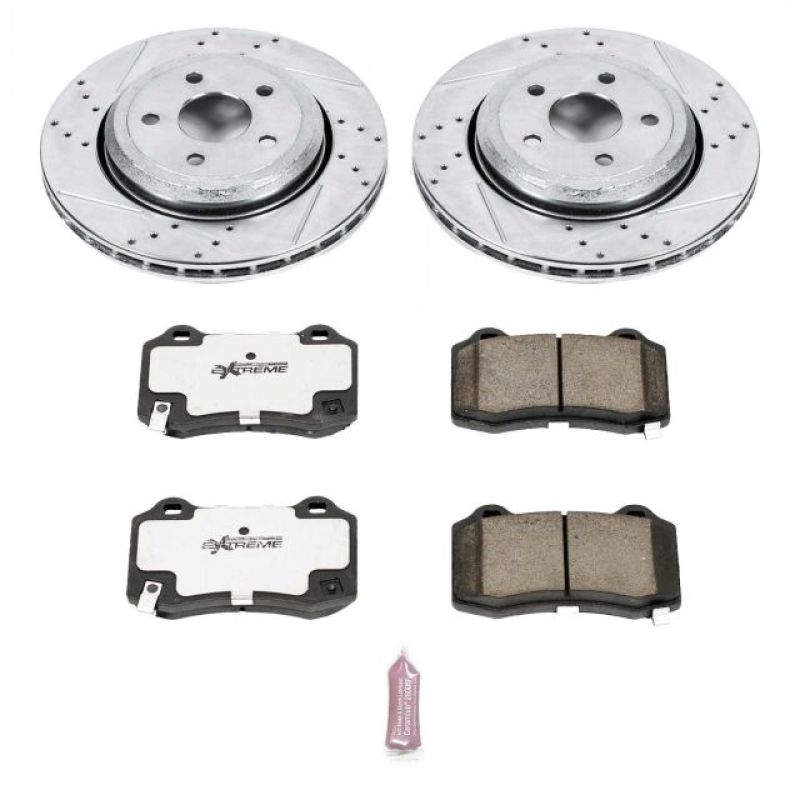 Power Stop 18-19 Dodge Durango Rear Z26 Street Warrior Brake Kit - Black Ops Auto Works