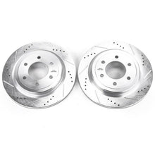 Load image into Gallery viewer, Power Stop 18-19 Ford Expedition Rear Evolution Drilled &amp; Slotted Rotors - Pair-PowerStop-PSBAR85195XPR