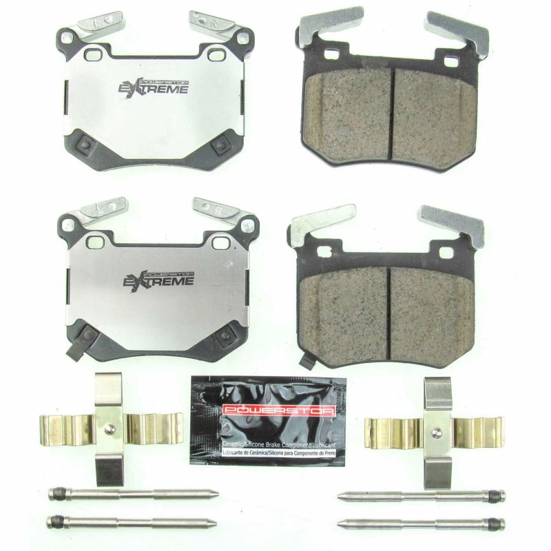Power Stop 18-19 Kia Stinger Rear Z26 Extreme Street Brake Pads w/Hardware-PowerStop-PSBZ26-2144
