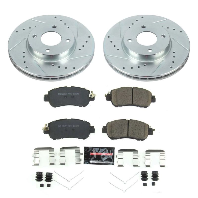 Power Stop 18-19 Nissan Kicks Front Z23 Evolution Sport Brake Kit-PowerStop-PSBK8326