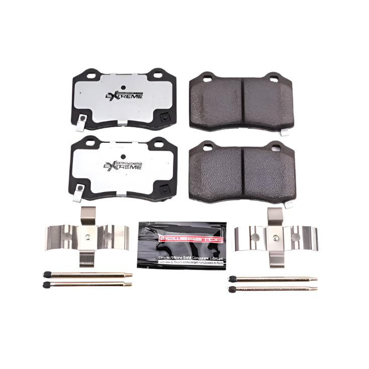 Power Stop 18-25 Jeep Grand Cherokee Rear Z26 Extreme Street Brake Pads w/Hardware-PowerStop-psbZ26-1053B
