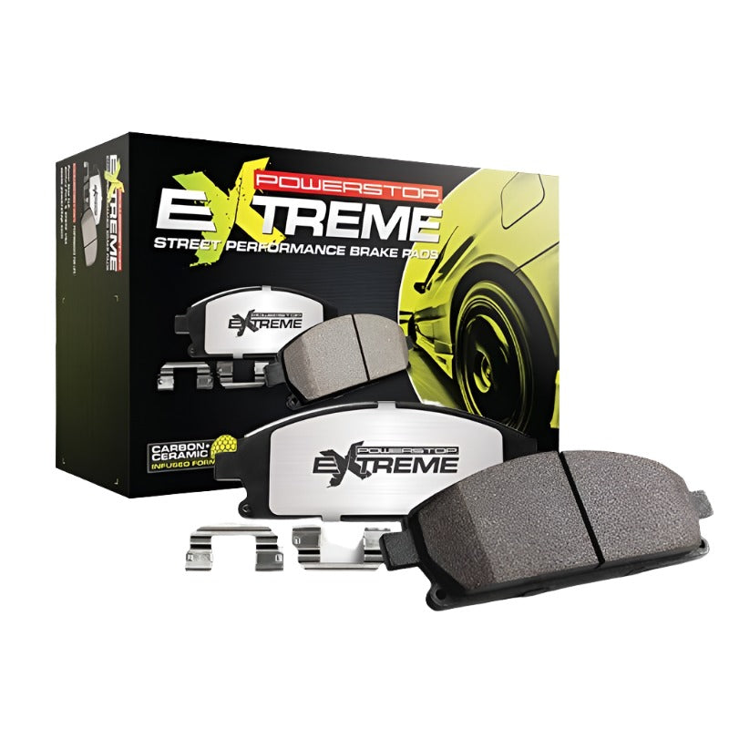 Power Stop 19-21 Hyundai Veloster N Rear Z26 Street Brake Pads w/Hardware-PowerStop-PSBZ26-2212