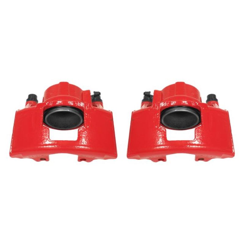 Power Stop 1994 Chevrolet Blazer Front Red Calipers w/o Brackets - Pair-PowerStop-PSBS4297
