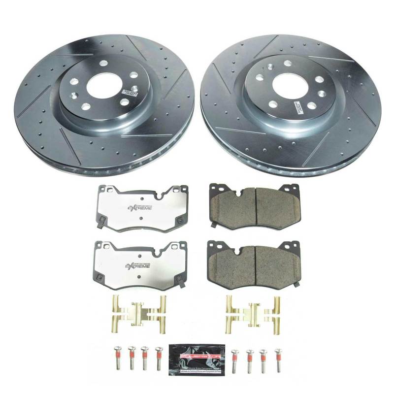 Power Stop 20-21 Chevrolet Corvette Front Z26 Street Brake Kit-PowerStop-PSBK8529-26