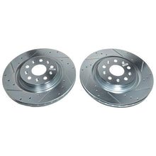 Load image into Gallery viewer, Power Stop 20-21 Chevrolet Corvette Rear Evolution Drilled &amp; Slotted Rotor - Pair-PowerStop-PSBAR82201XPR