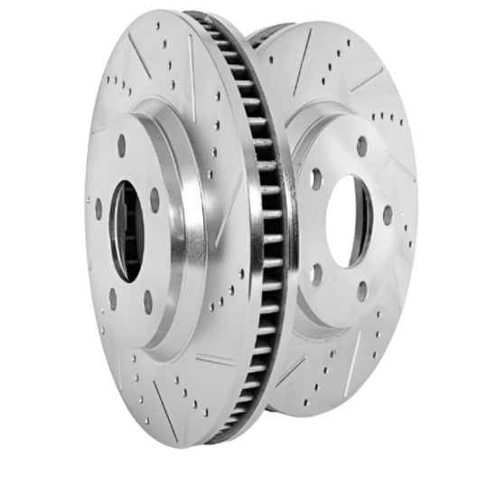 Power Stop 20-21 Chevrolet Corvette Rear Evolution Drilled & Slotted Rotor - Pair-PowerStop-PSBAR82203XPR
