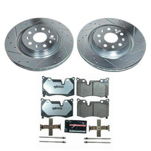 Load image into Gallery viewer, PowerStop K8528-26 Z26 Street Warrior 1-Click Brake Kit (drilled/slotted rotors + Z26 pads)
