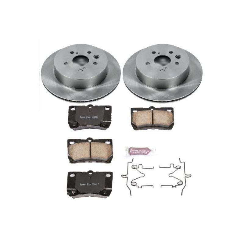 Power Stop 2006 Lexus GS300 Rear Autospecialty Brake Kit-PowerStop-PSBKOE2977