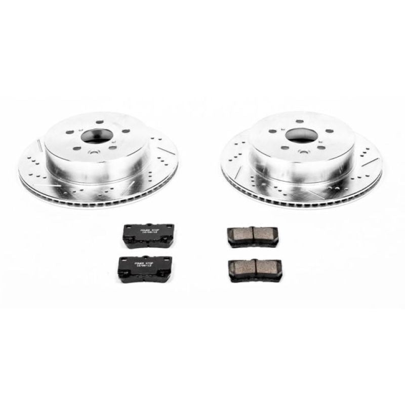Power Stop 2006 Lexus GS300 Rear Z23 Evolution Sport Brake Kit-PowerStop-PSBK2977