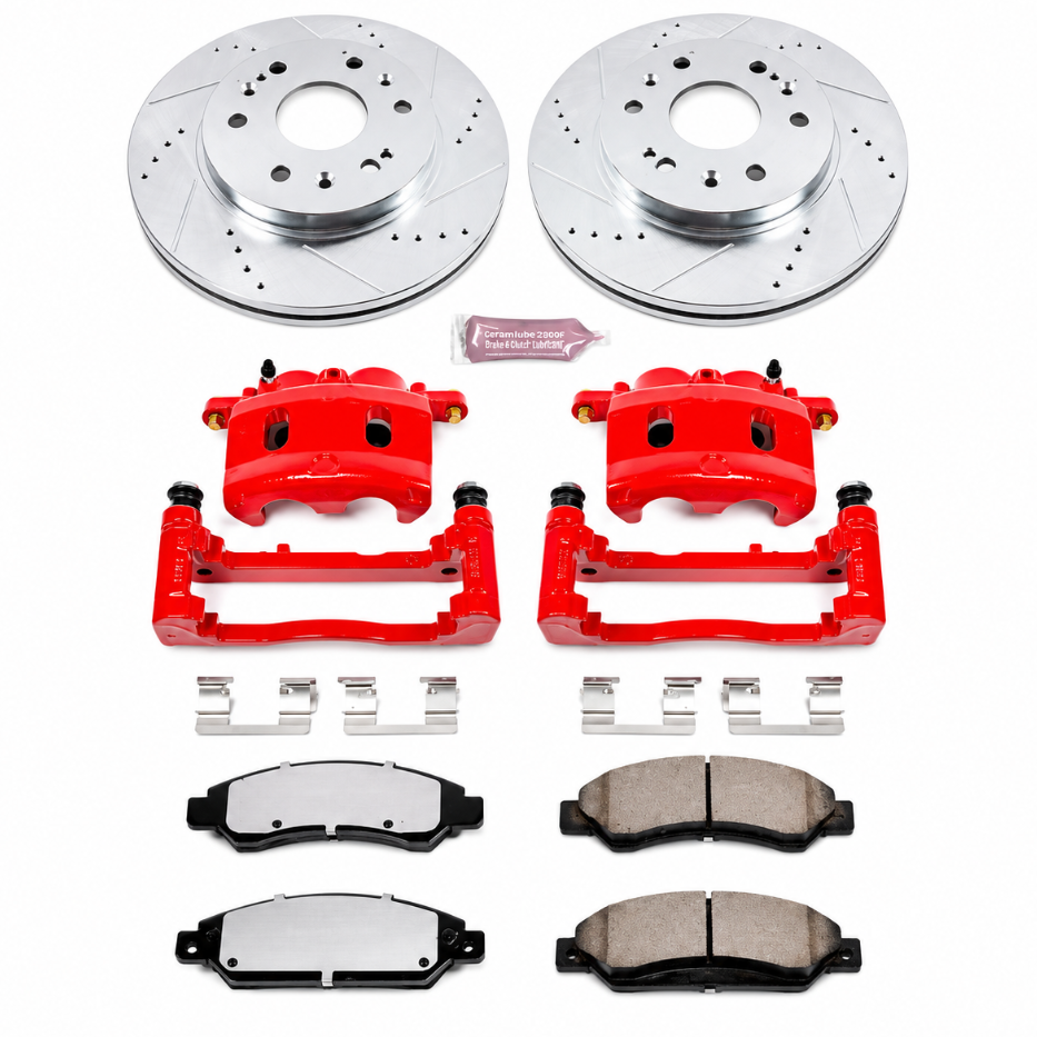 Power Stop BKC2067-36 Z36 Front Brake Kit 2007 GMC Yukon XL 1500