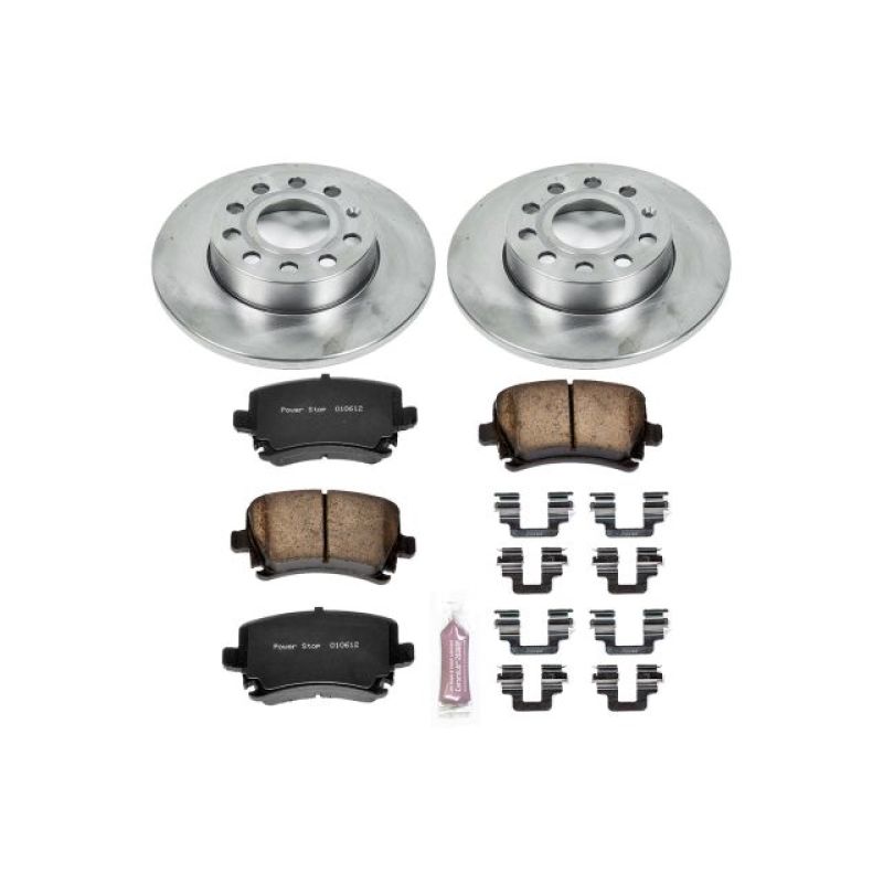 Power Stop 2008 Audi A3 Rear Autospecialty Brake Kit-PowerStop-PSBKOE4627
