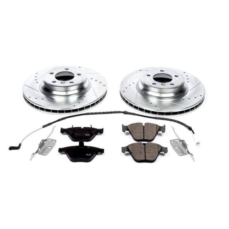 Power Stop 2009 BMW 335i xDrive Front Z23 Evolution Sport Brake Kit-PowerStop-PSBK3015