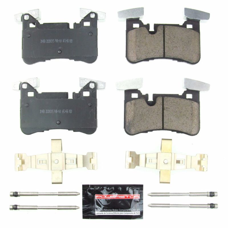 Power Stop 2012 Mercedes-Benz C63 AMG Rear Z23 Evolution Sport Brake Pads w/Hardware-PowerStop-PSBZ23-1450