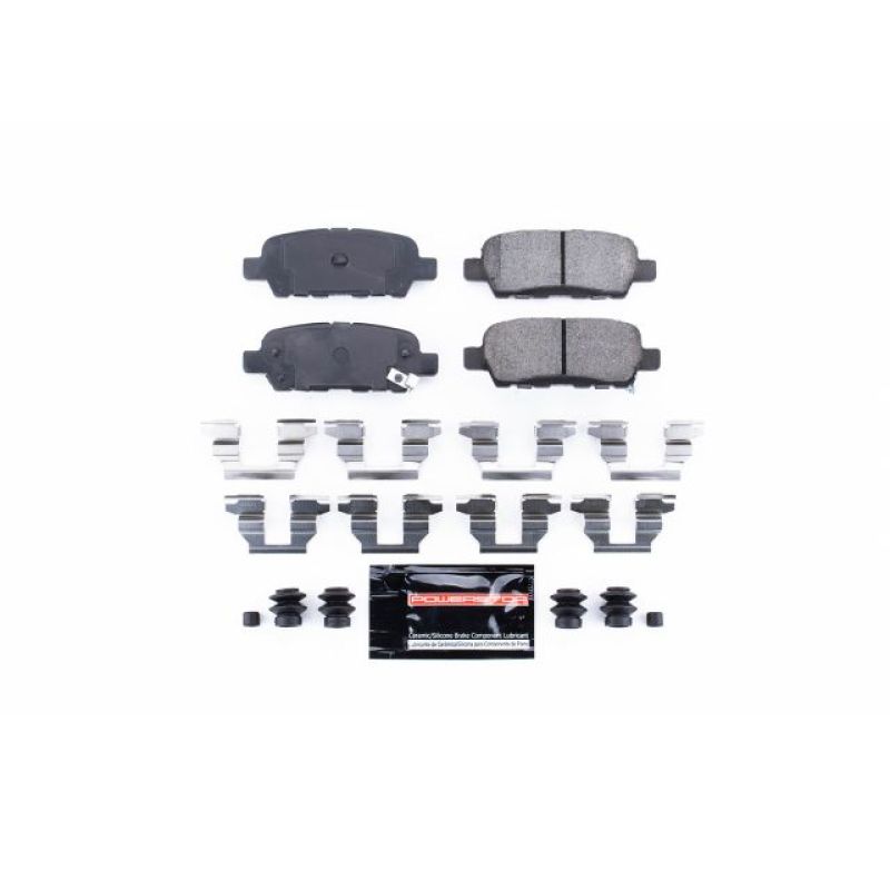 Power Stop 2013 Infiniti EX37 Rear Z23 Evolution Sport Brake Pads w/Hardware-PowerStop-PSBZ23-905