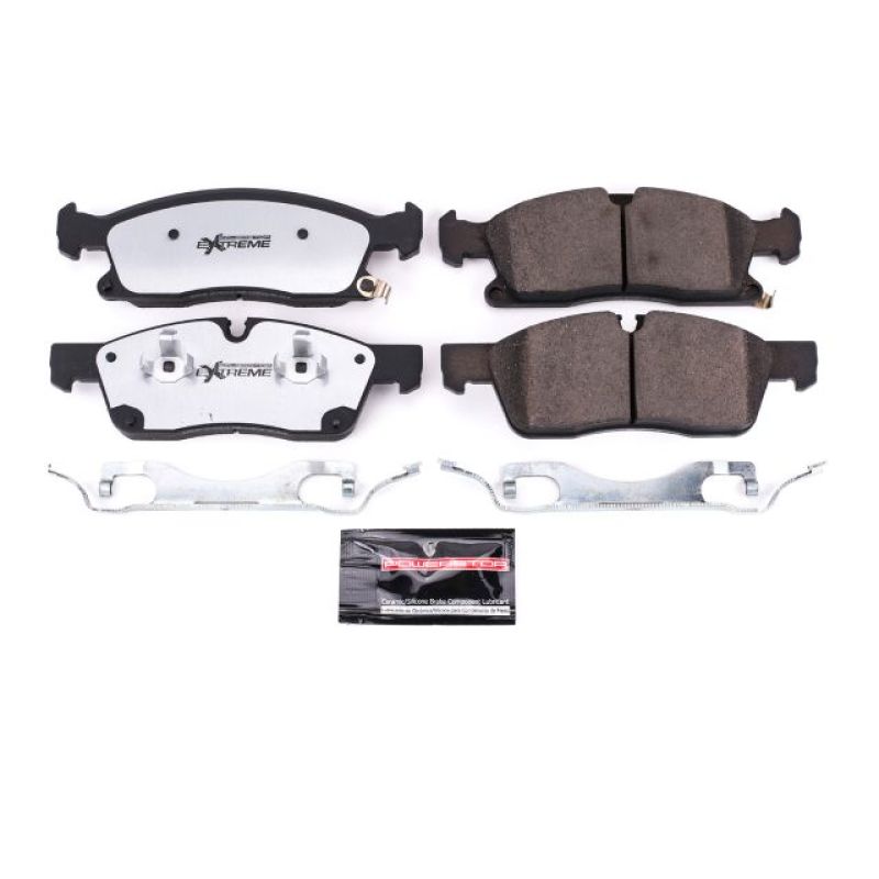 Power Stop 2017 Dodge Durango Front Z36 Truck & Tow Brake Pads w/Hardware-PowerStop-PSBZ36-1904A