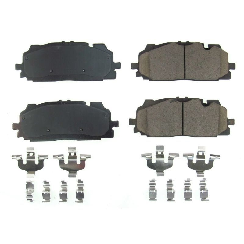 Power Stop 2019 Audi A6 Quattro Front Z17 Evolution Ceramic Brake Pads w/Hardware - Black Ops Auto Works