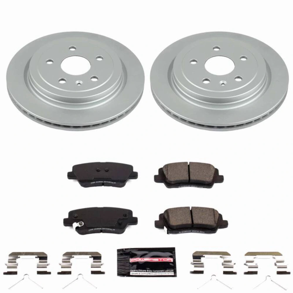 PowerStop CPK8965-23 Rear Z23 Coated Brake Kit - 2019 Cadillac CTS - PowerStop CPK8965-23
