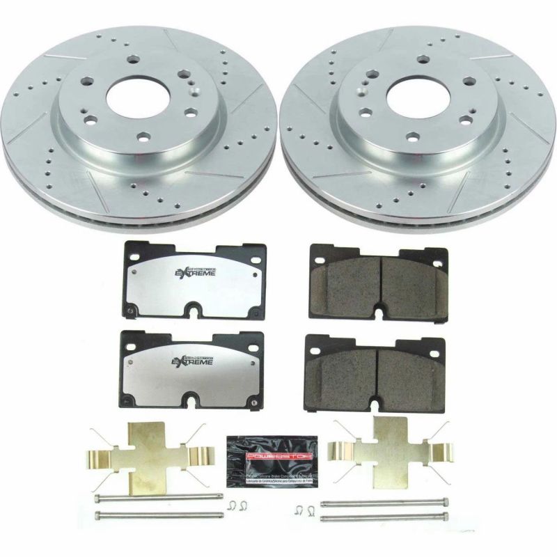 Power Stop 2019 Chevrolet Silverado 1500 Front Z36 Truck & Tow Brake Kit-PowerStop-PSBK8172-36