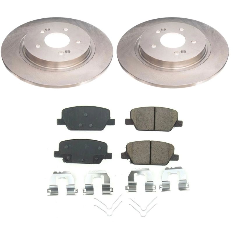 Power Stop 2019 Hyundai Santa Fe Rear Autospecialty Brake Kit-PowerStop-PSBKOE8310
