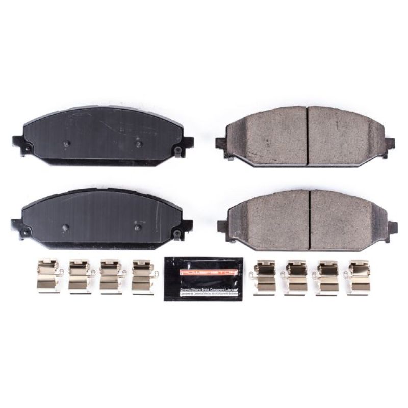 Power Stop 2019 Ram 1500 Front Z23 Evolution Sport Brake Pads w/Hardware-PowerStop-PSBZ23-2179