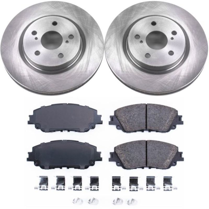 Power Stop 2019 Toyota Avalon Front Autospecialty Brake Kit-PowerStop-PSBKOE7895