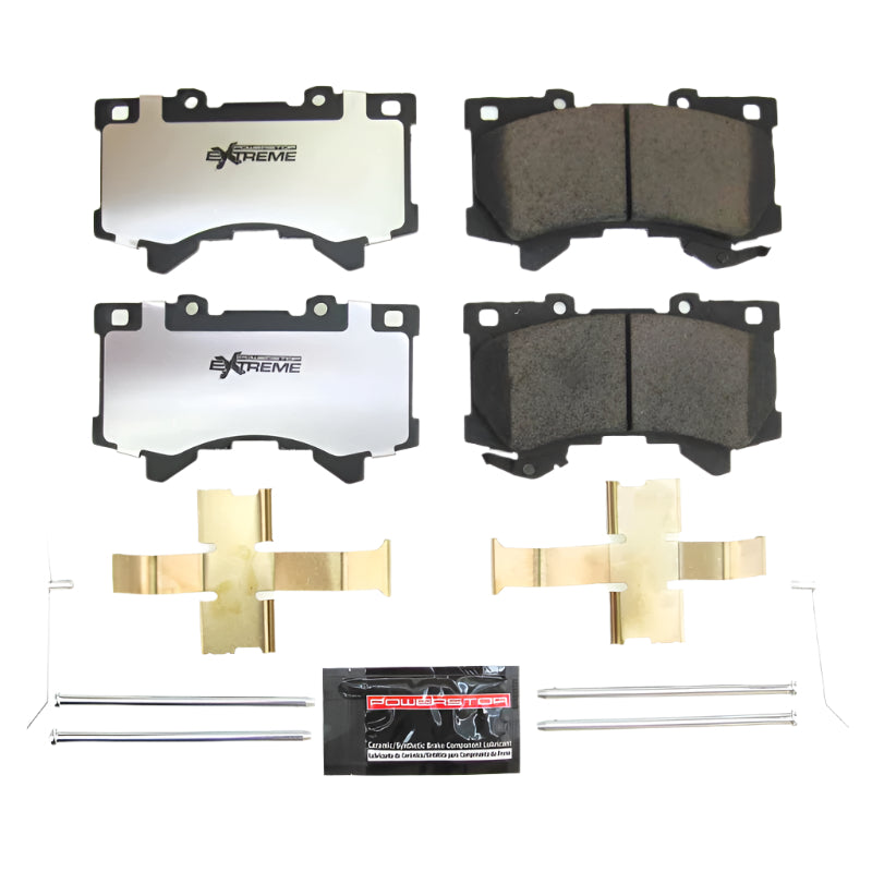 Power Stop 2022 Lexus LX600 Front Z36 Truck & Tow Brake Pads w/Hardware-PowerStop-PSBZ36-2442
