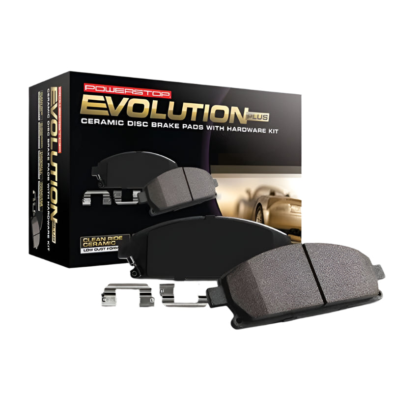 Power Stop 2024 Ford Mustang Front Z17 Evo Ceramic Pad w/Hardware-PowerStop-PSB17-2514