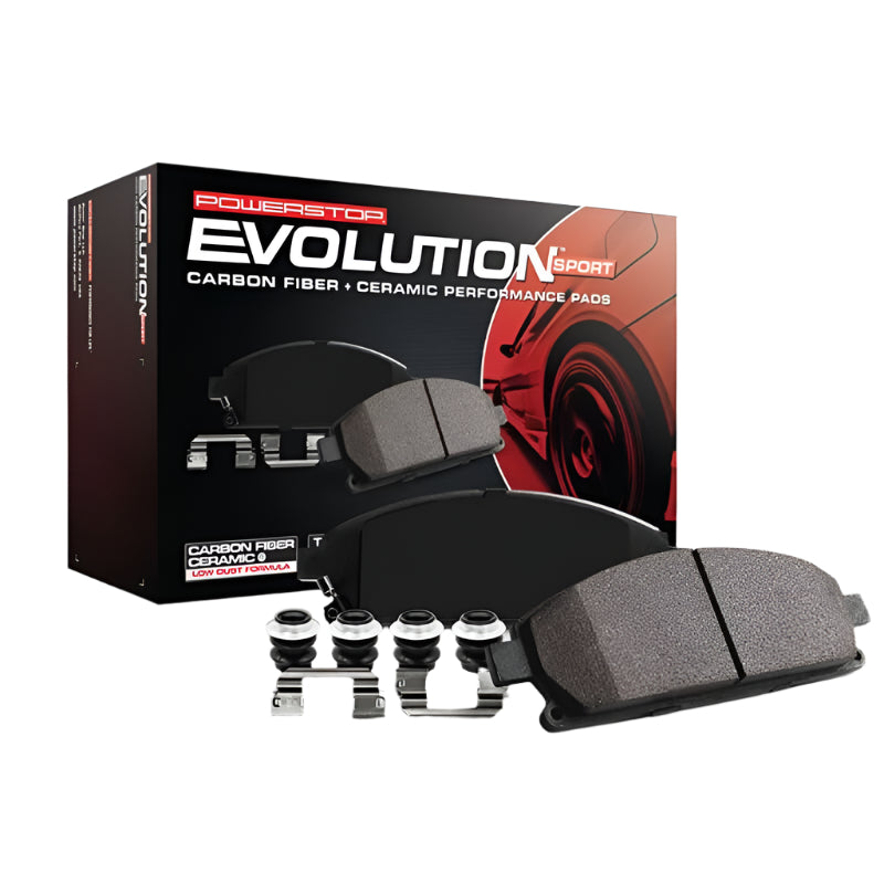 Power Stop 2024 Ford Mustang Front Z23 Evo Sport Pad w/Hardware-PowerStop-PSBZ23-2515