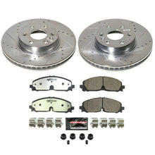 Load image into Gallery viewer, PowerStop K8741-36 Z36 Truck &amp; Tow 1-Click Brake Kit (drilled/slotted rotors + Z36 pads)