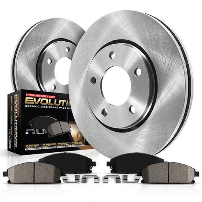 PowerStop KOE8671 Autospecialty OE Stock Replacement Brake Kit (OE-style rotors + ceramic pads)