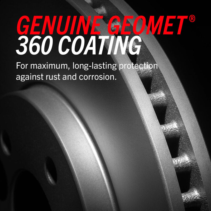 PowerStop JBR1936EVC Evolution Coated Rotor (fully coated drilled & slotted / coated rotor)