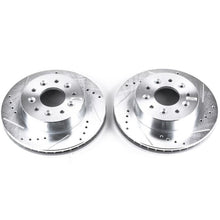 Load image into Gallery viewer, Power Stop 63-82 Chevrolet Corvette Front Evolution Drilled &amp; Slotted Rotors - Pair-PowerStop-PSBAR8210XPR