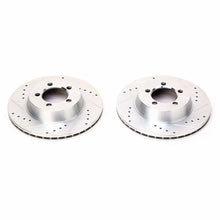 Load image into Gallery viewer, Power Stop 67-72 Dodge Dart Front Evolution Drilled &amp; Slotted Rotors - Pair-PowerStop-PSBAR8305XPR
