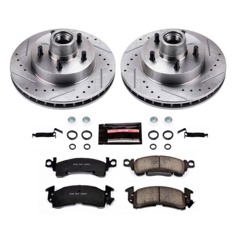 Power Stop 71-73 Buick Centurion Front Z23 Evolution Sport Brake Kit-PowerStop-PSBK4539