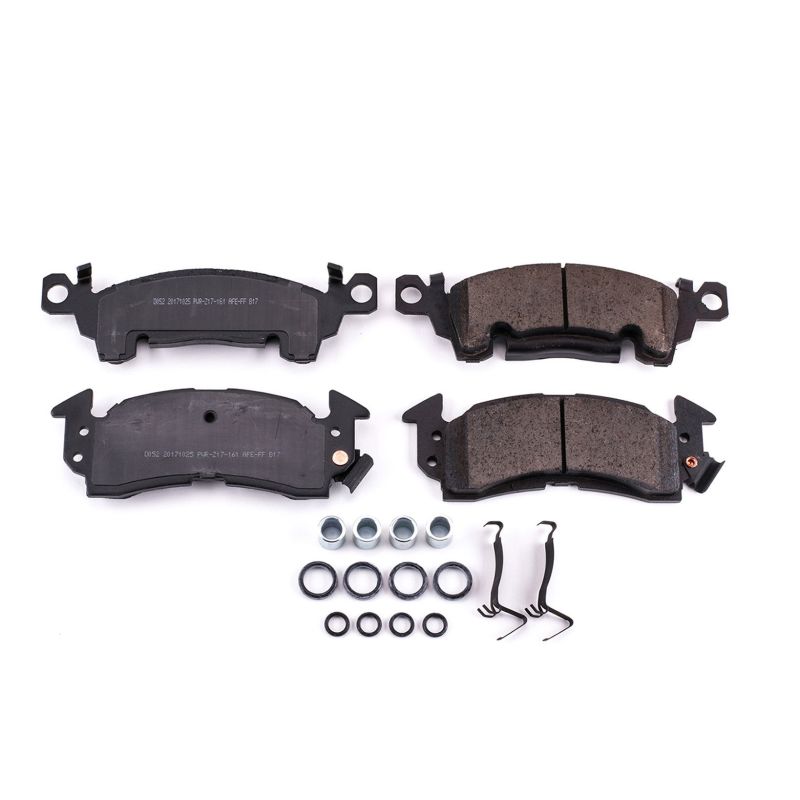 Power Stop 73-75 Buick Apollo Front or Rear Z17 Evolution Ceramic Brake Pads w/Hardware-PowerStop-PSB17-052