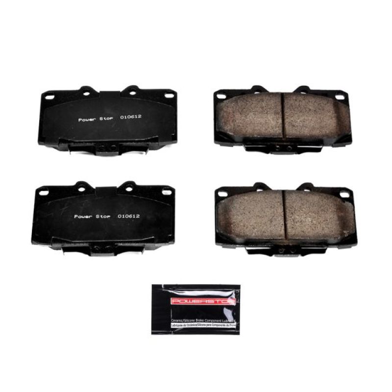 Power Stop 89-96 Nissan 300ZX Front Z23 Evolution Sport Brake Pads w/Hardware-PowerStop-PSBZ23-647