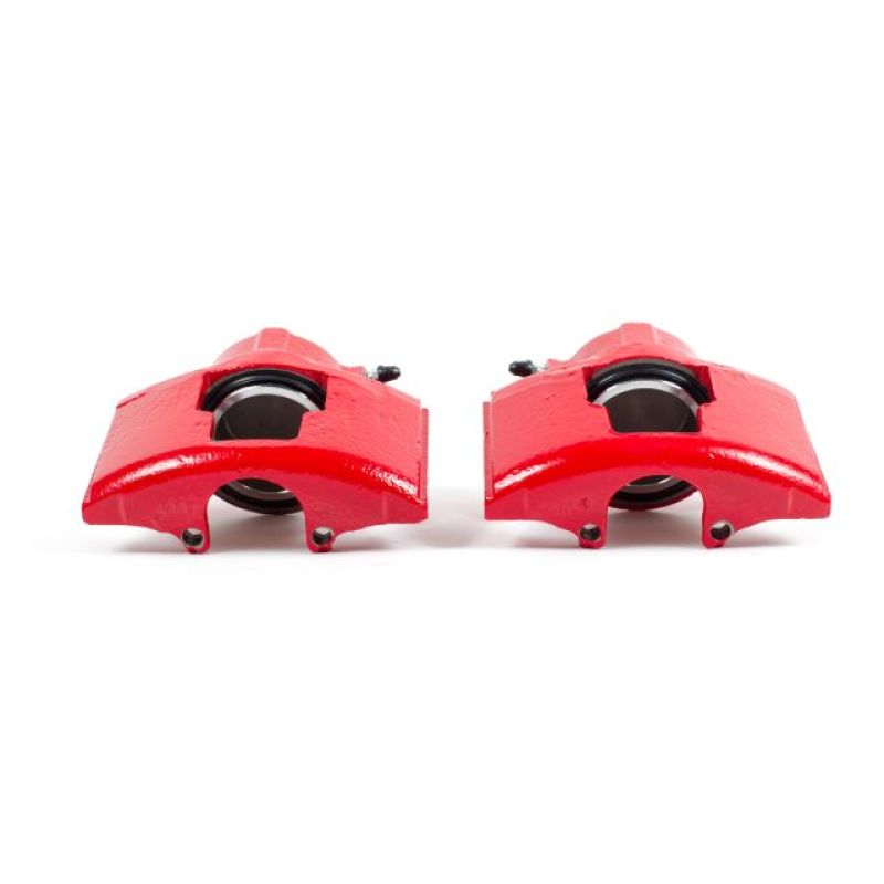 Power Stop 90-00 Chevrolet C3500 Front Red Calipers w/o Brackets - Pair-PowerStop-PSBS4347