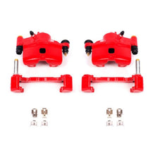Load image into Gallery viewer, Power Stop 90-00 Honda Civic Front Red Calipers w/Brackets - Pair-PowerStop-PSBS1379