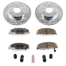 Load image into Gallery viewer, Power Stop 90-00 Honda Civic Front Z26 Street Warrior Brake Kit-PowerStop-PSBK699-26