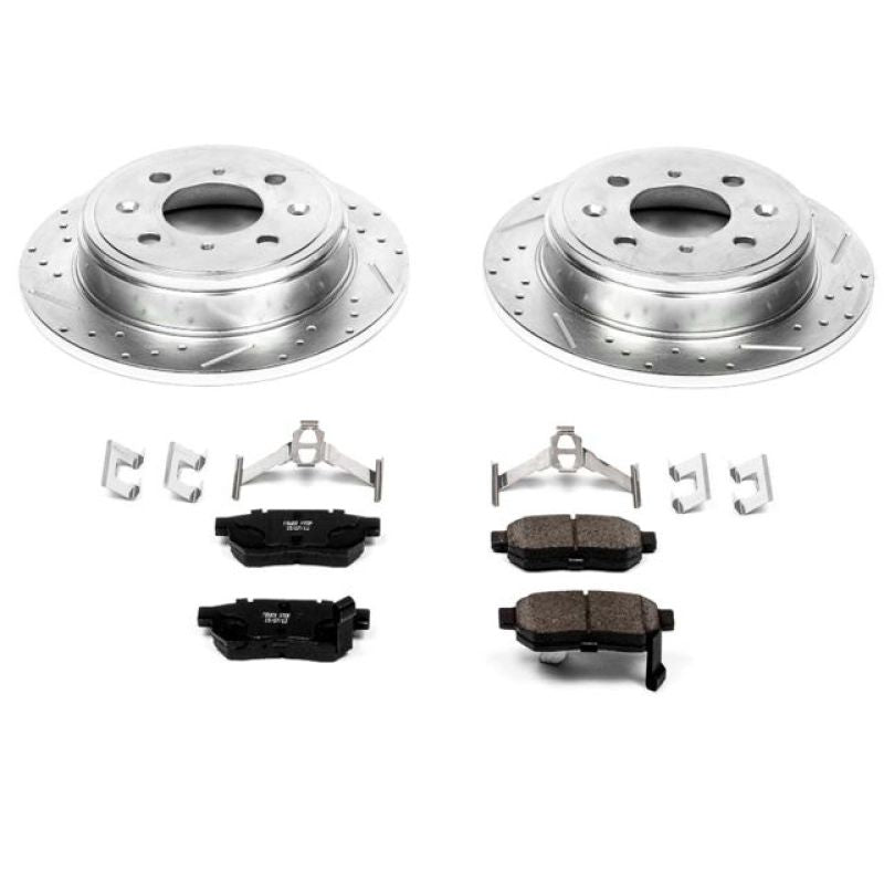 Power Stop 90-01 Acura Integra Rear Z23 Evolution Sport Brake Kit-PowerStop-PSBK408