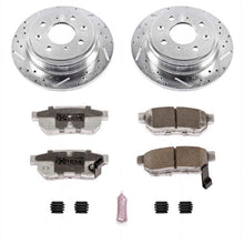 Load image into Gallery viewer, PowerStop K408-26 Z26 Street Warrior 1-Click Brake Kit (drilled/slotted rotors + Z26 pads)