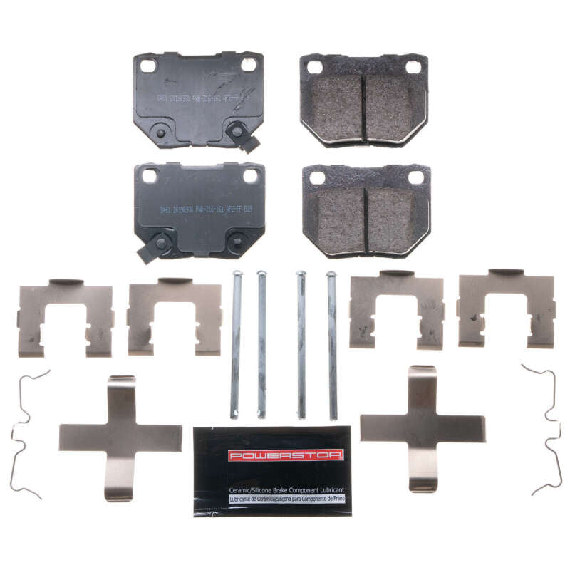 Power Stop 90-96 Nissan 300ZX Rear Z23 Evolution Sport Brake Pads w/Hardware-PowerStop-PSBZ23-461