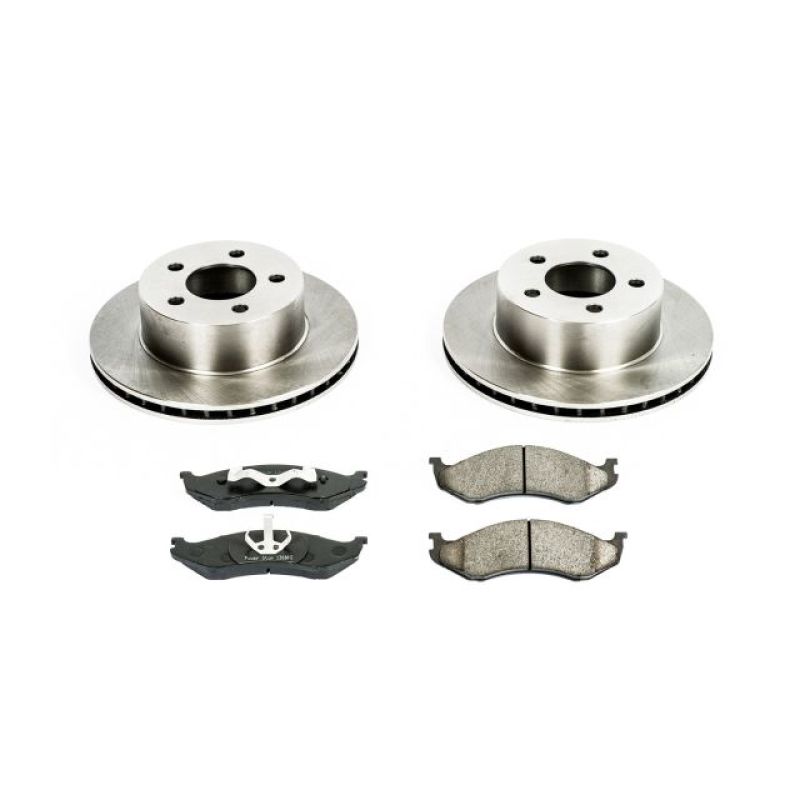 Power Stop 90-99 Jeep Cherokee Front Autospecialty Brake Kit-PowerStop-PSBKOE2119